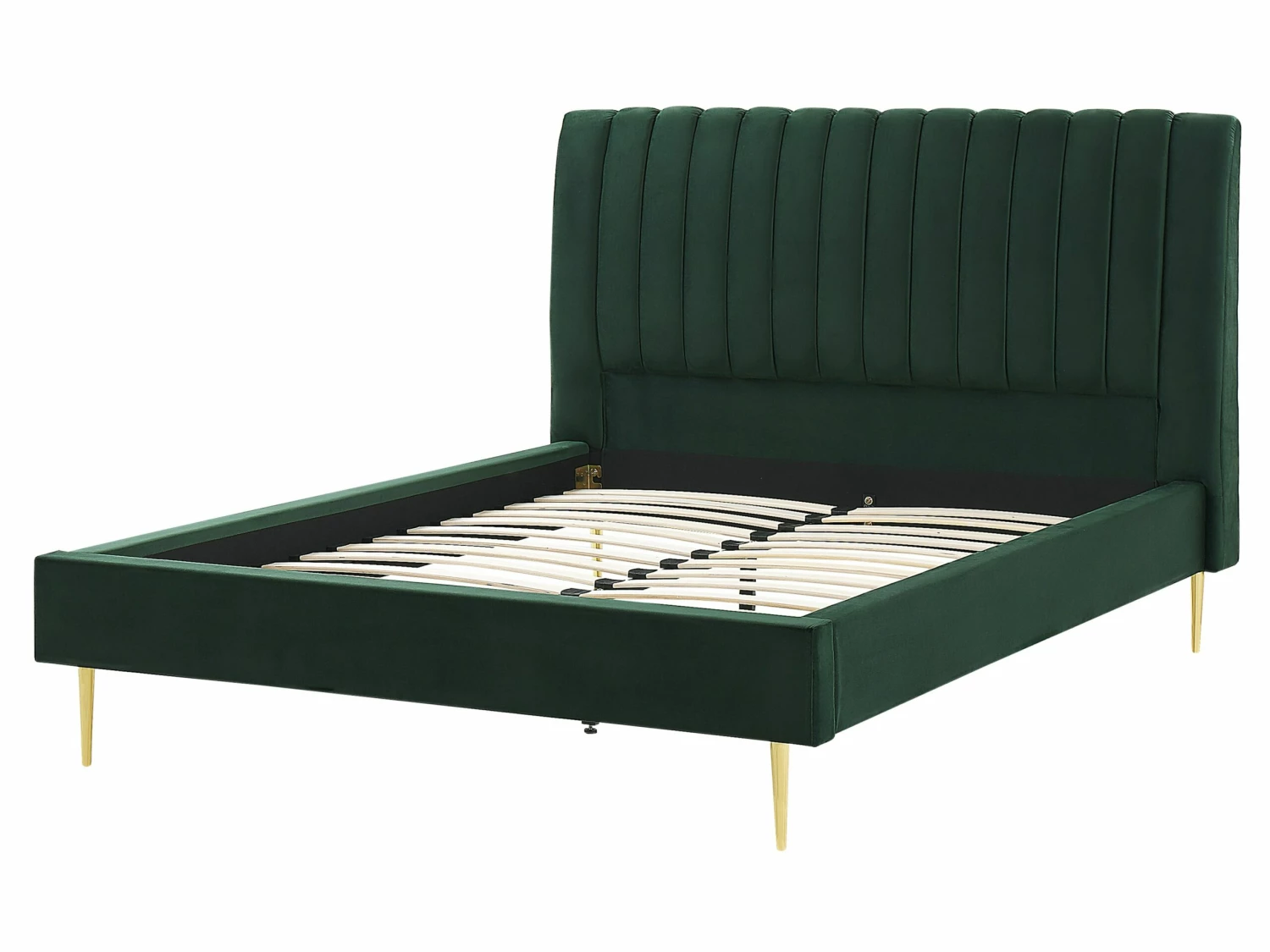 Velvet EU Bed Green MARVILLE Various Sizes - Image 3