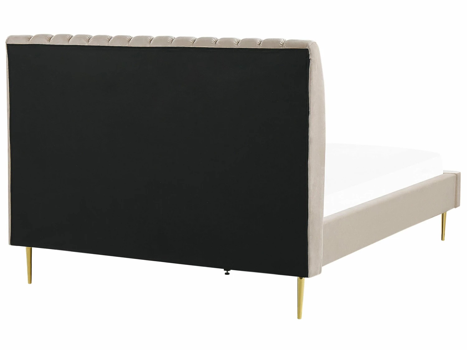 Velvet EU Bed Beige MARVILLE Various Sizes - Image 5