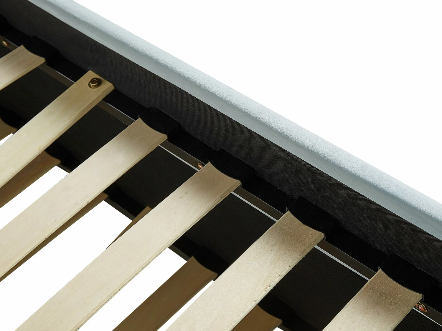 Velvet EU Single Trundle Bed Light Blue TROYES - Image 9