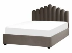 Velvet Ottoman Bed Taupe VINCENNES Various Sizes -Cheap Bed Linings Store undef src sa picid 837300 type whitesh image