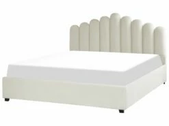 Velvet Ottoman Bed Off White VINCENNES Various Sizes 12 Velvet Ottoman Bed Off White VINCENNES Various Sizes -Cheap Bed Linings Store undef src sa picid 837379 type whitesh image