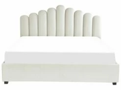 Velvet Ottoman Bed Off White VINCENNES Various Sizes 13 Velvet Ottoman Bed Off White VINCENNES Various Sizes -Cheap Bed Linings Store undef src sa picid 837380 type whitesh image