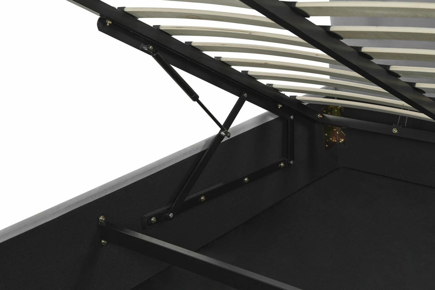 Velvet Ottoman Bed Grey VAUCLUSE Various Sizes - Image 8