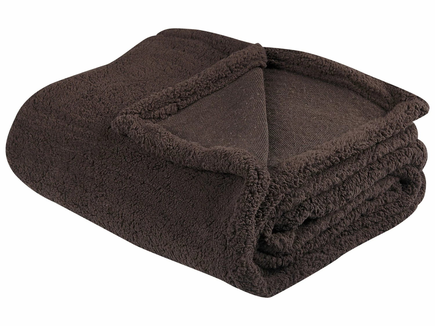 Blanket 125 X 150 Cm Brown MIRGE