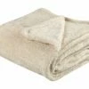Blanket 125 X 150 Cm Beige NAMDU