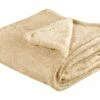 Blanket 125 X 150 Cm Sand Beige NAMDU