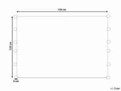 Cotton Blanket 125 X 150 Cm Grey YASAM -Cheap Bed Linings Store undef src sa picid 839554 type whitesh image