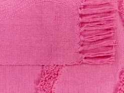 Cotton Blanket 125 X 150 Cm Pink KHARI -Cheap Bed Linings Store undef src sa picid 839579 type whitesh image