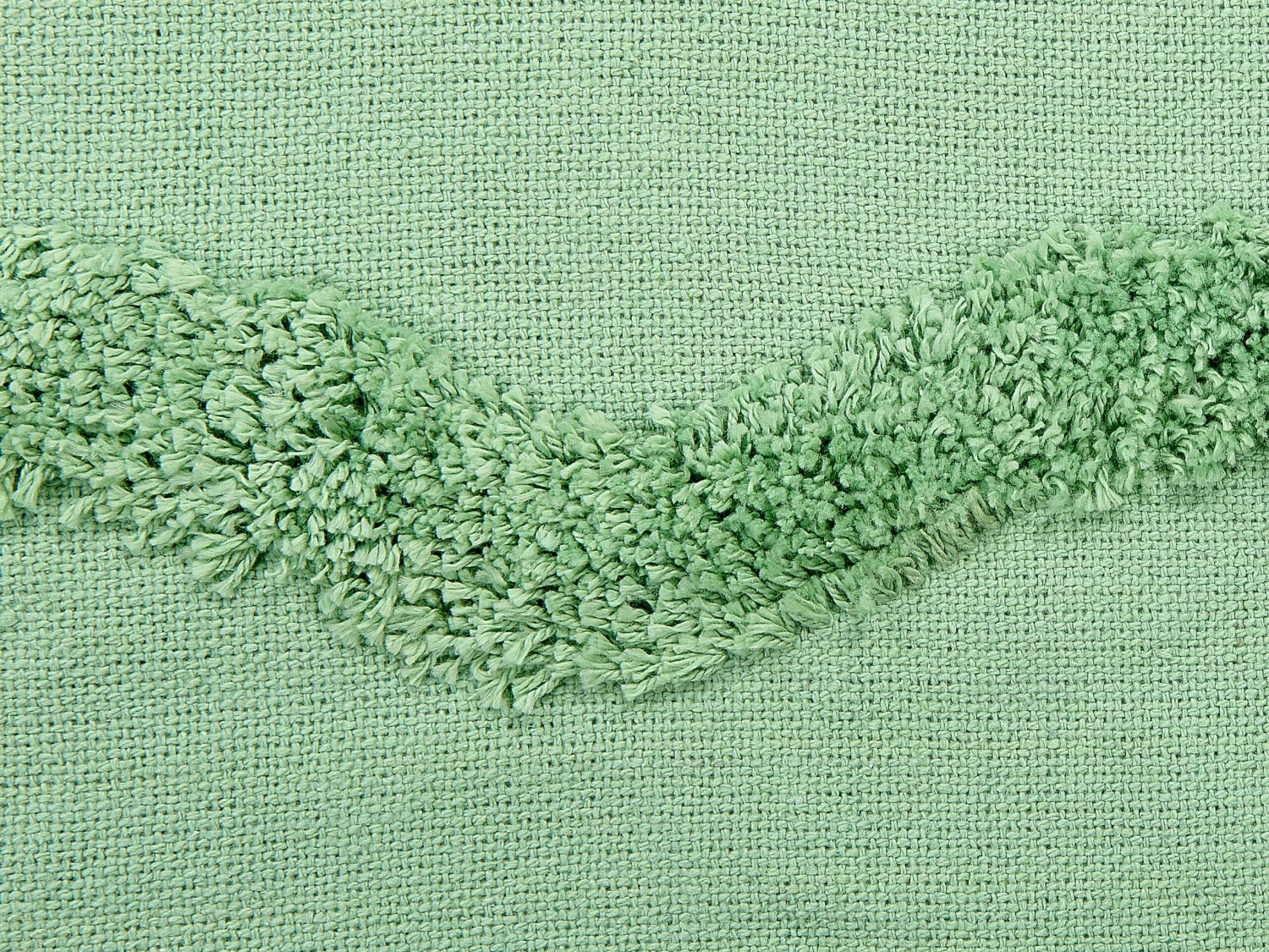 Cotton Blanket 125 X 150 Cm Green KHARI 4 Cotton Blanket 125 X 150 Cm Green KHARI - Image 4