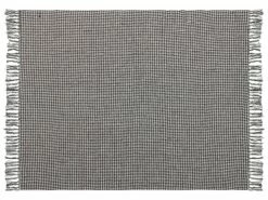 Cotton Blanket 125 X 150 Cm Black And White DAMEK 8 Cotton Blanket 125 X 150 Cm Black And White DAMEK -Cheap Bed Linings Store undef src sa picid 839597 type whitesh image