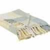 Cotton Blanket 125 X 150 Cm Yellow And Green BETALI