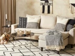 Cotton Blanket 125 X 150 Cm Black And White CHYAMA -Cheap Bed Linings Store undef src sa picid 840094 type color image