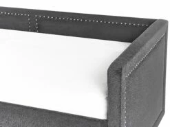 Corduroy EU Single Trundle Bed Dark Grey MIMIZAN -Cheap Bed Linings Store undef src sa picid 843730 type whitesh image