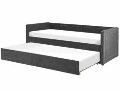 Corduroy EU Single Trundle Bed Dark Grey MIMIZAN -Cheap Bed Linings Store undef src sa picid 843793 type whitesh image