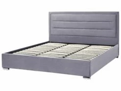 Velvet Ottoman Bed Dark Grey ROUEN Various Sizes -Cheap Bed Linings Store undef src sa picid 843820 type whitesh image