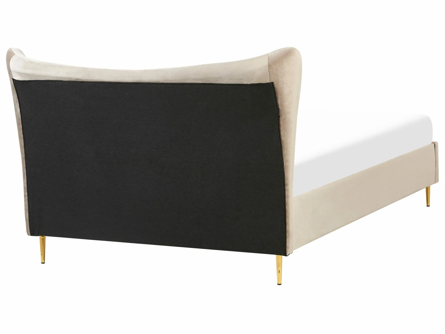 Velvet Bed Taupe CHALEIX Various Sizes - Image 5