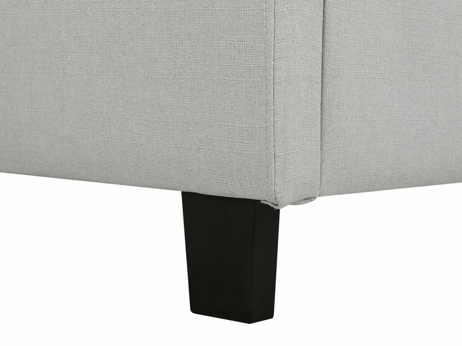 Fabric Waterbed Light Grey LA ROCHELLE Various Sizes - Image 8