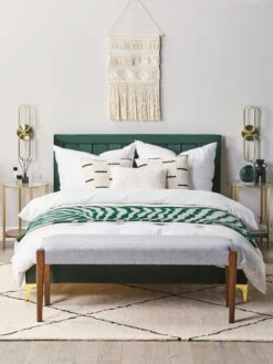 Velvet Bed Green LIMOUX Various Sizes -Cheap Bed Linings Store undef src sa picid 845062 type whitesh image
