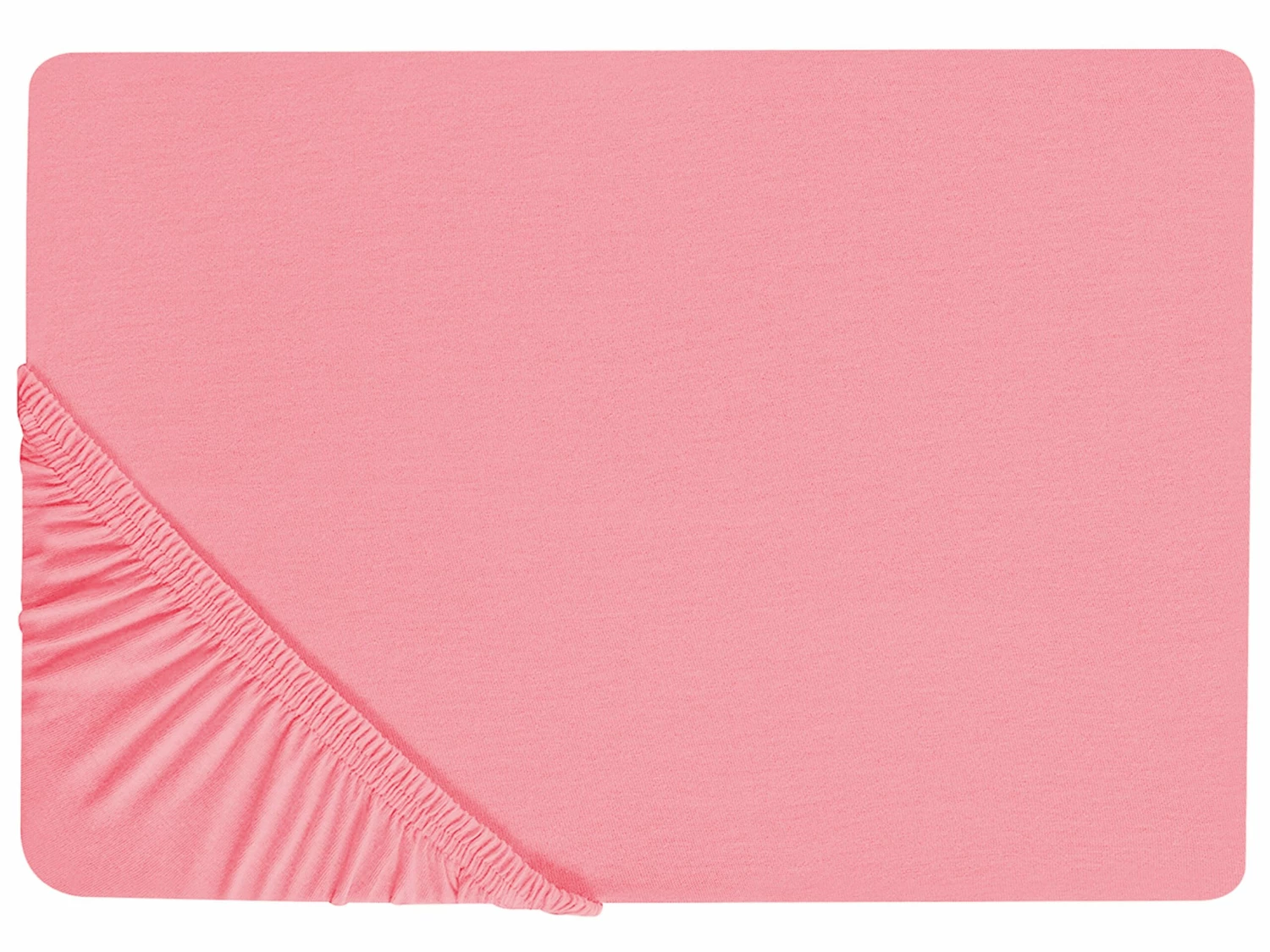 Cotton Fitted Sheet Coral JANBU Various Sizes