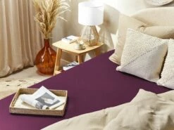 Cotton Fitted Sheet Burgundy JANBU Various Sizes -Cheap Bed Linings Store undef src sa picid 845829 type color image