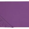 Cotton Fitted Sheet Purple JANBU Various Sizes