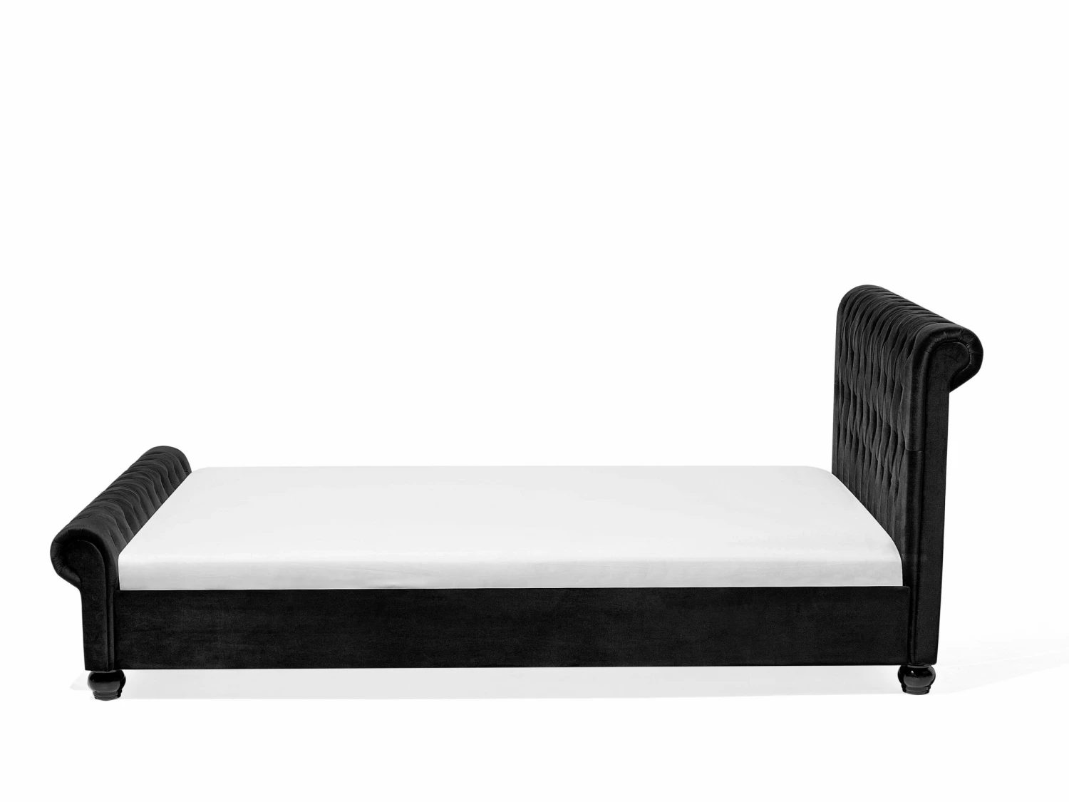 Velvet Waterbed Black AVALLON Various Sizes 5 Velvet Waterbed Black AVALLON Various Sizes - Image 5