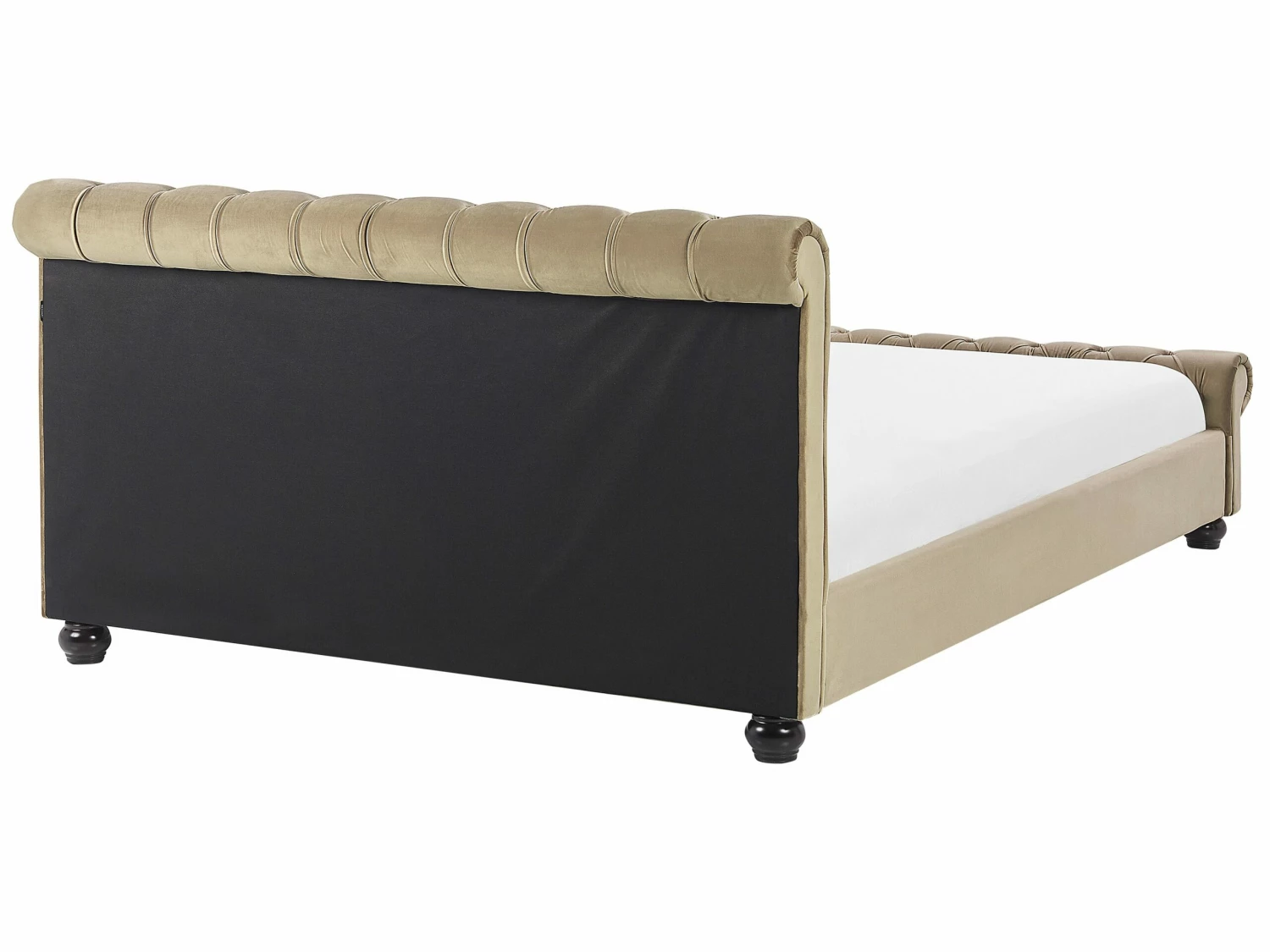 Velvet Waterbed Beige AVALLON Various Sizes 4 Velvet Waterbed Beige AVALLON Various Sizes - Image 4