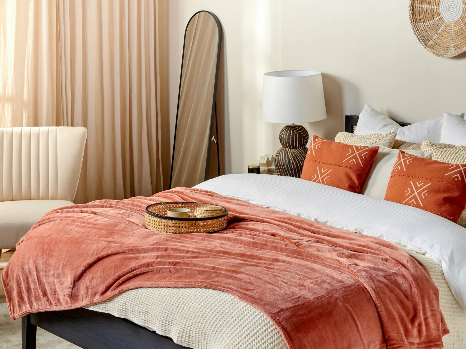 Blanket Red BAYBURT Various Sizes - Image 2